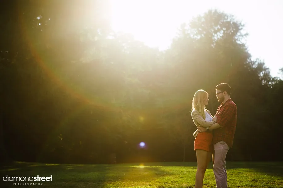 Curtis Arboretum engagement photos