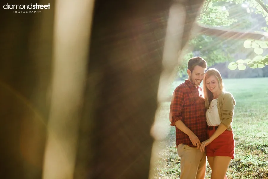 Curtis Arboretum engagement photos