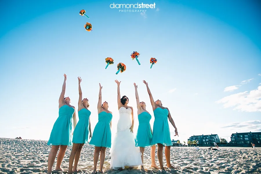 point pleasant beach wedding photos