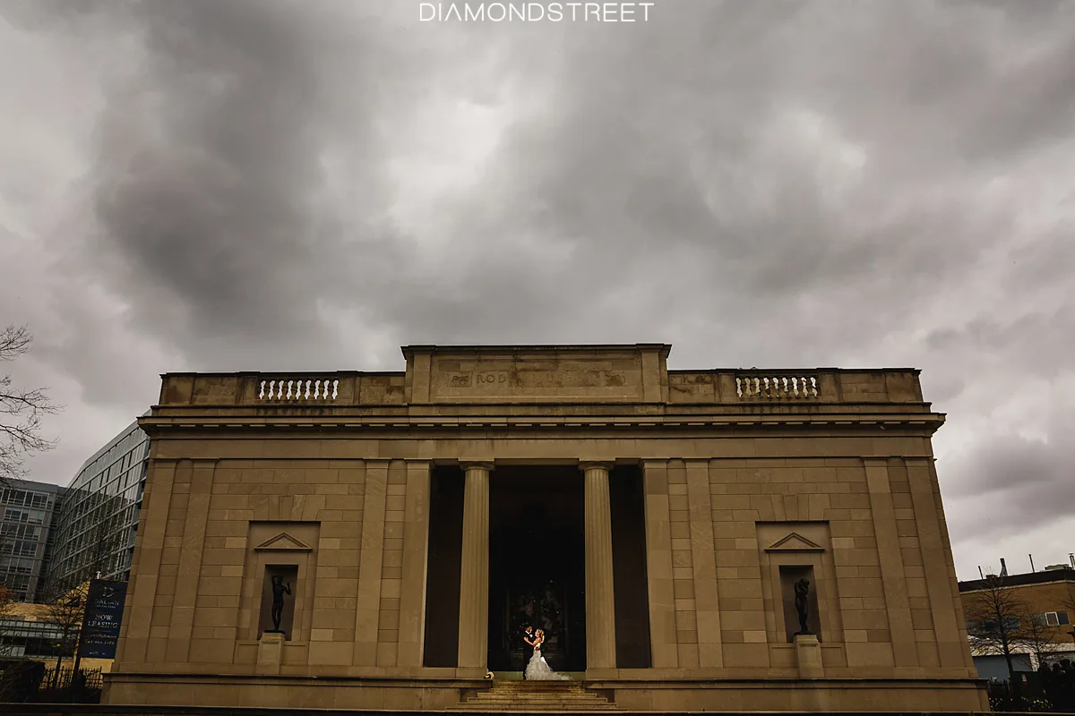 Rodin Museum wedding photos