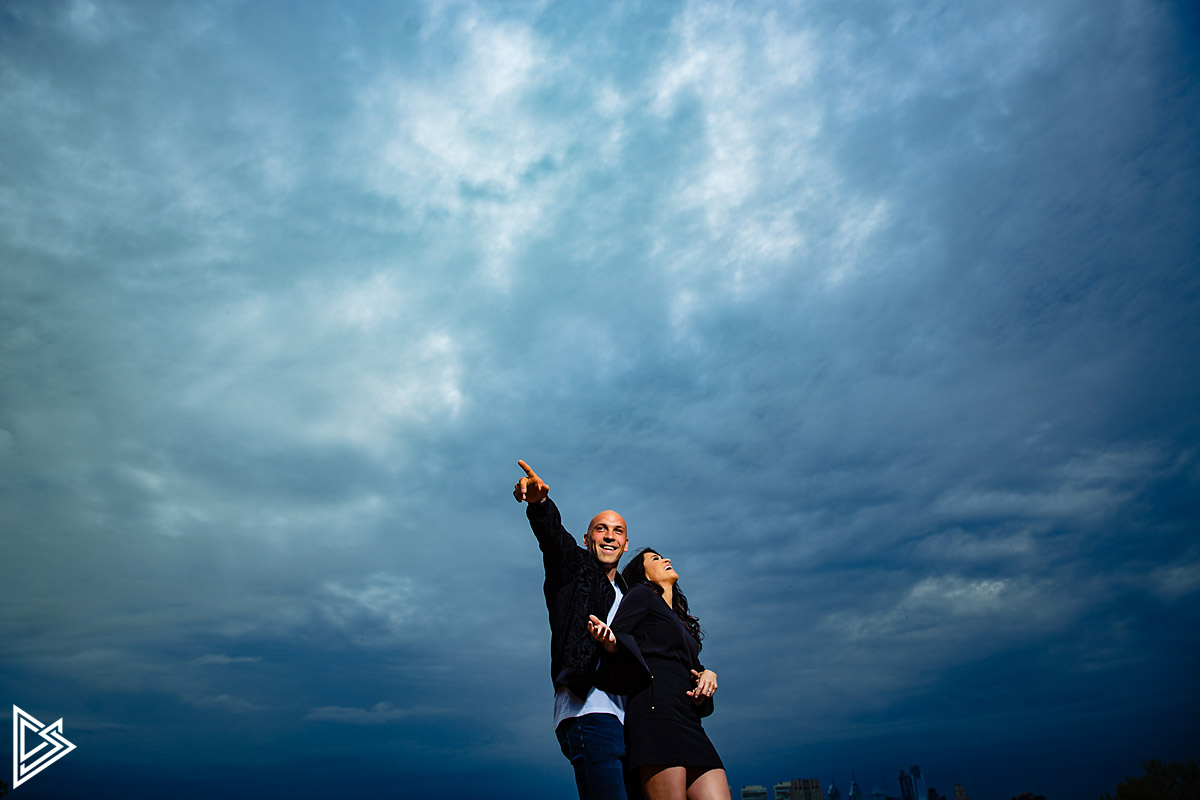 Camden Waterfront engagement photos