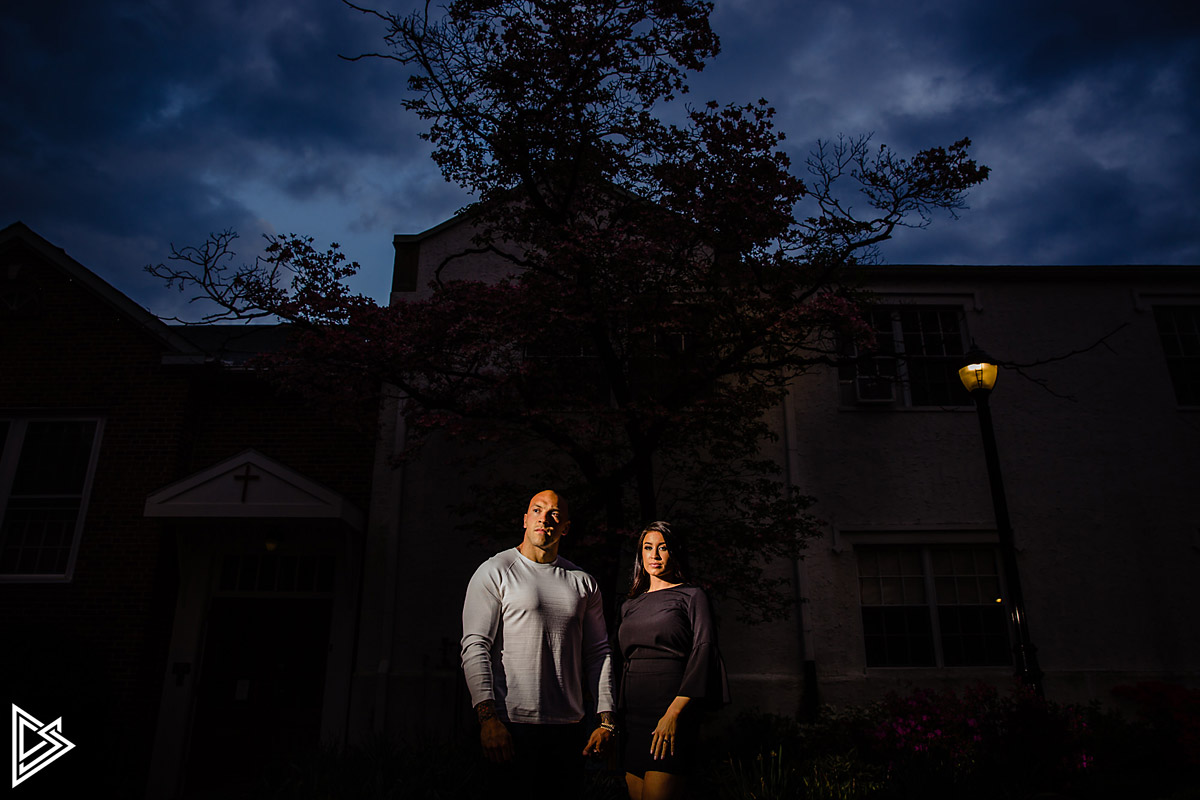 Camden Waterfront engagement photos 