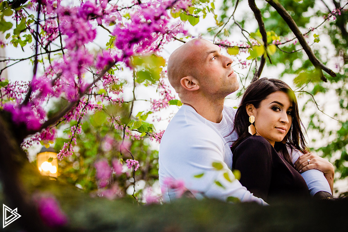 Camden Waterfront engagement photos 