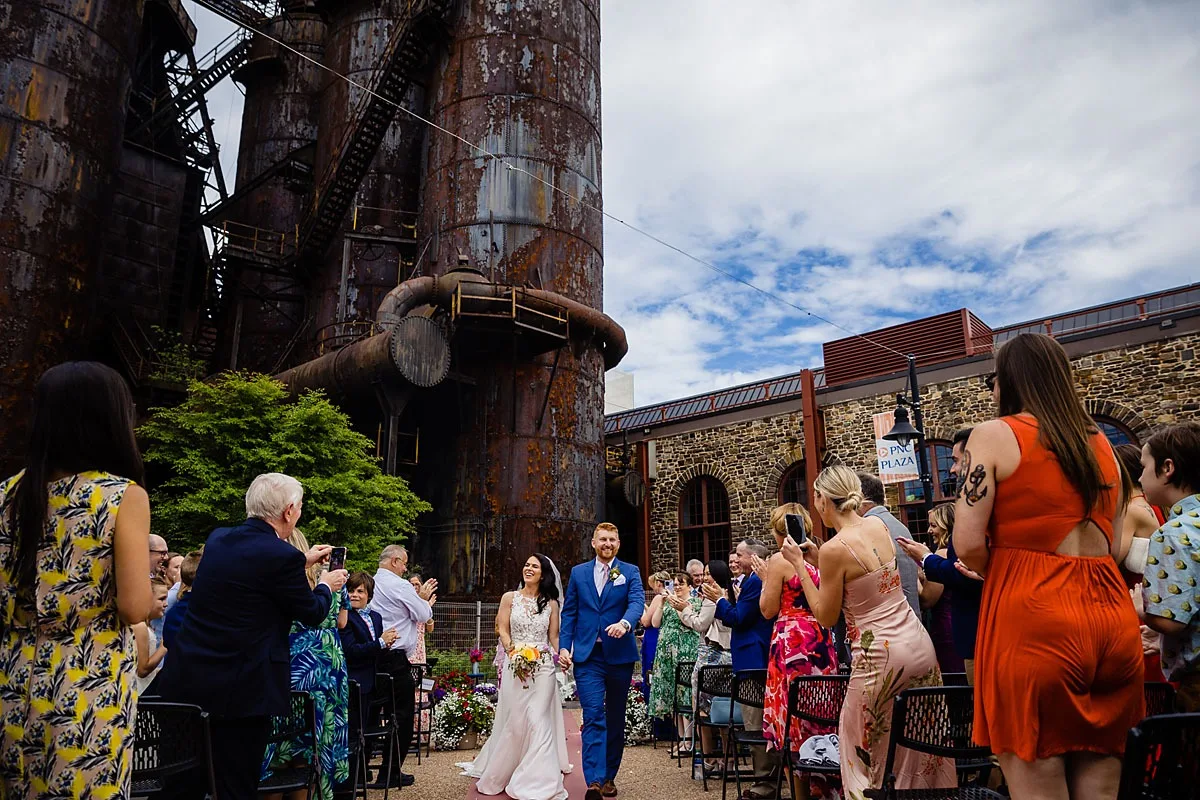 steel stacks wedding photos