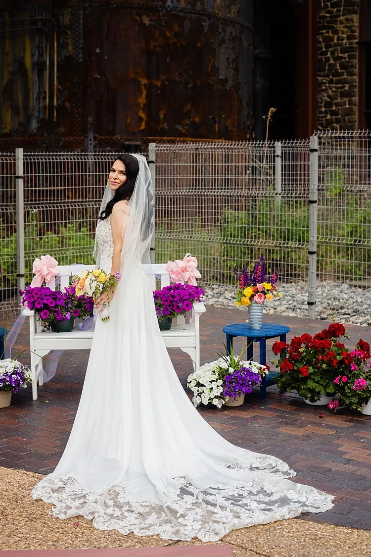 steel stacks wedding photos
