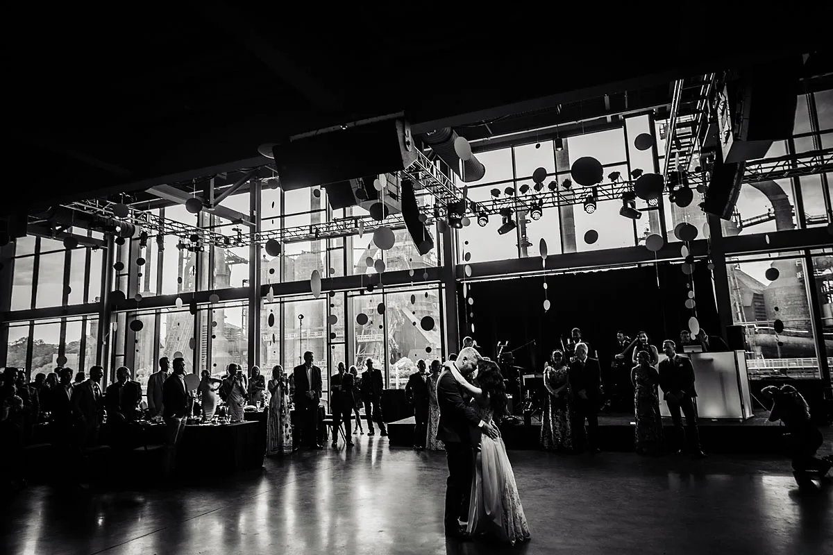 steel stacks wedding photos