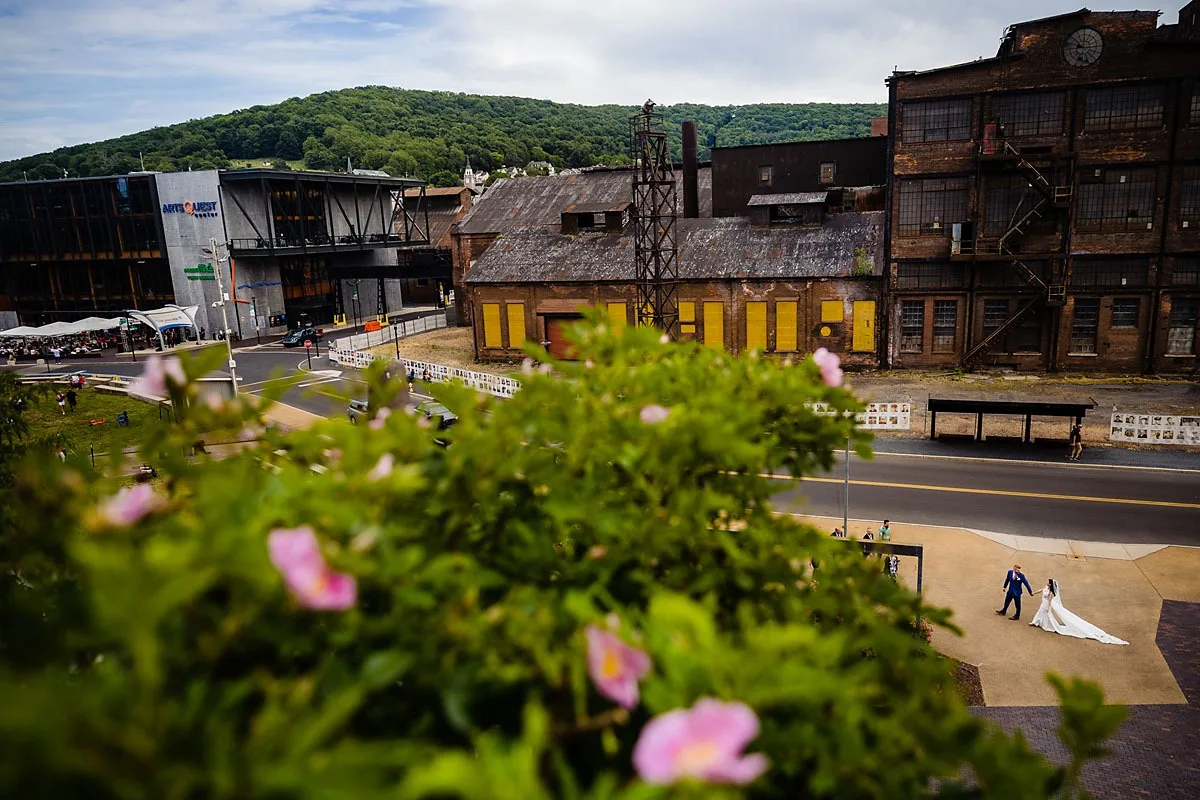 steel stacks wedding photos