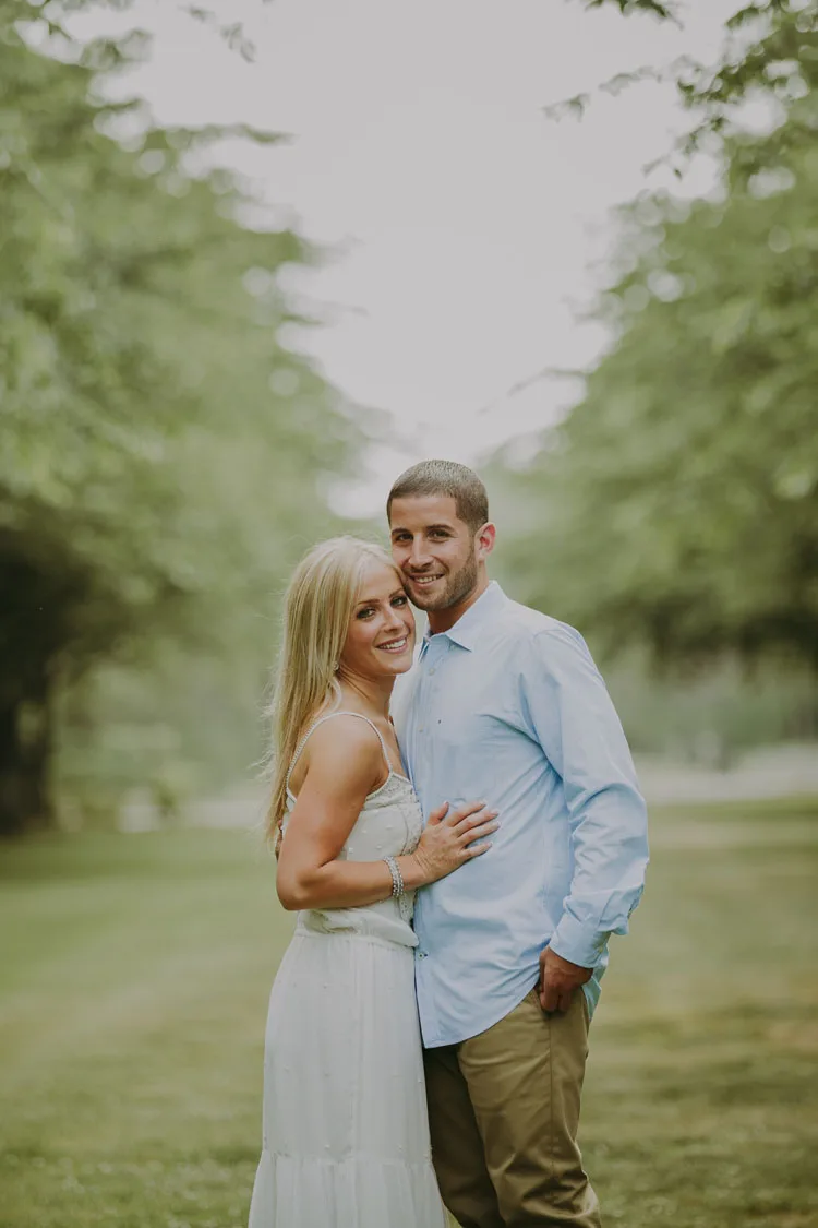 horticultural center engagement photos