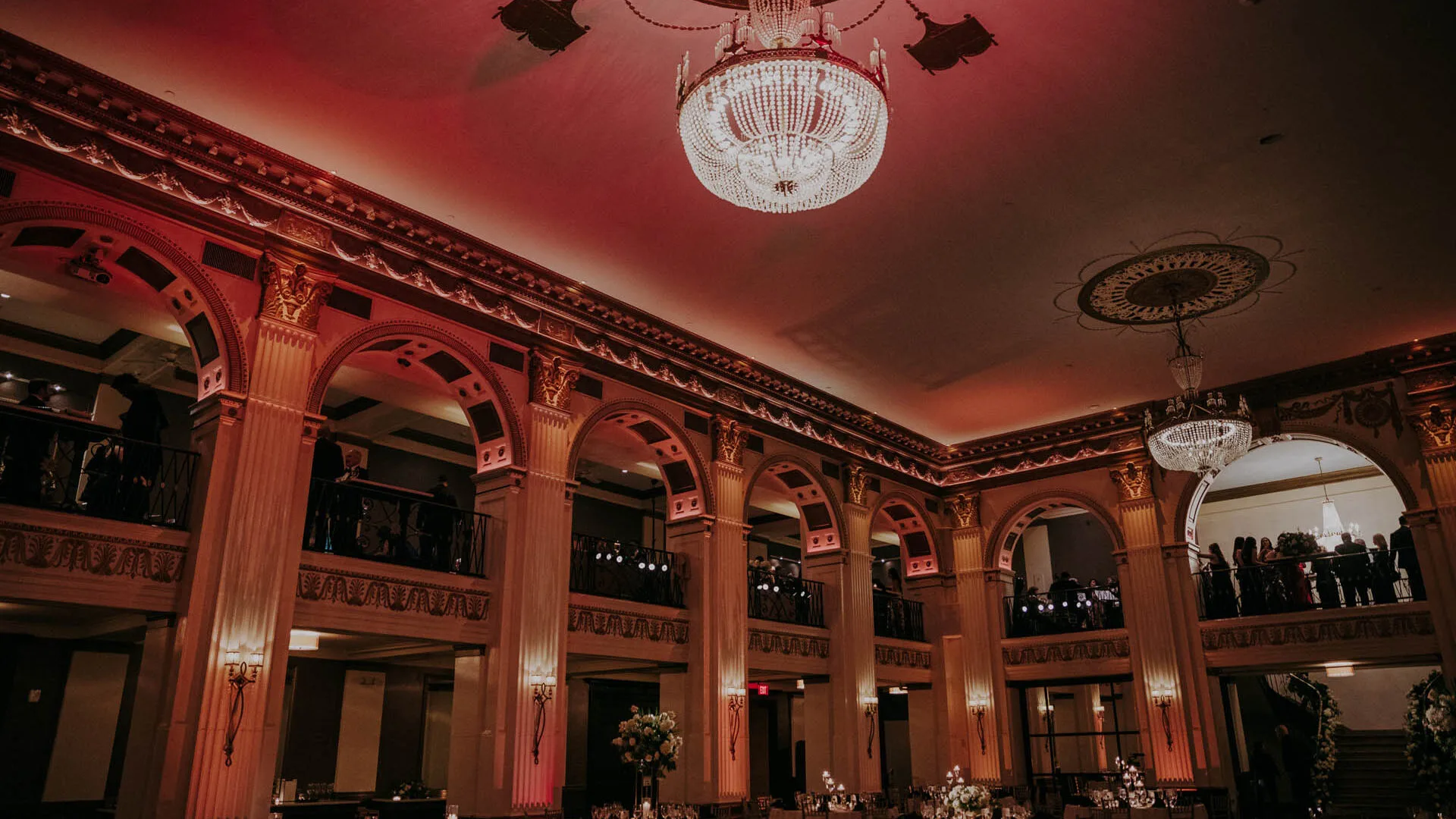 Ballroom at the Ben wedding photo