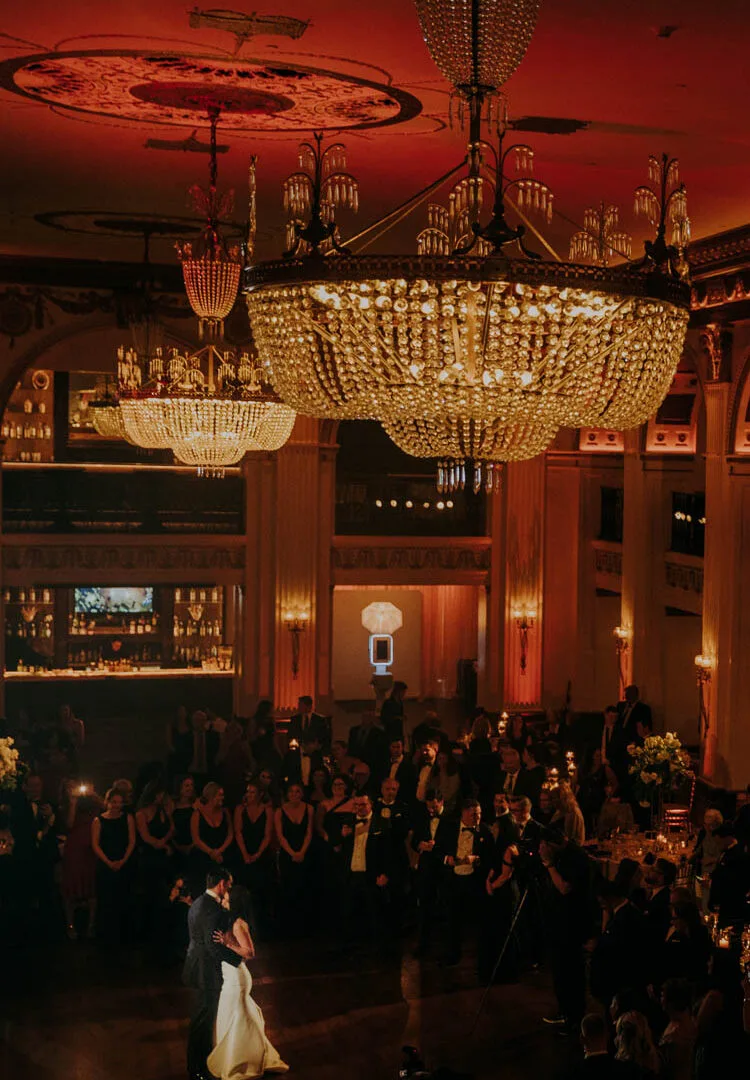 Ballroom at the Ben wedding photo