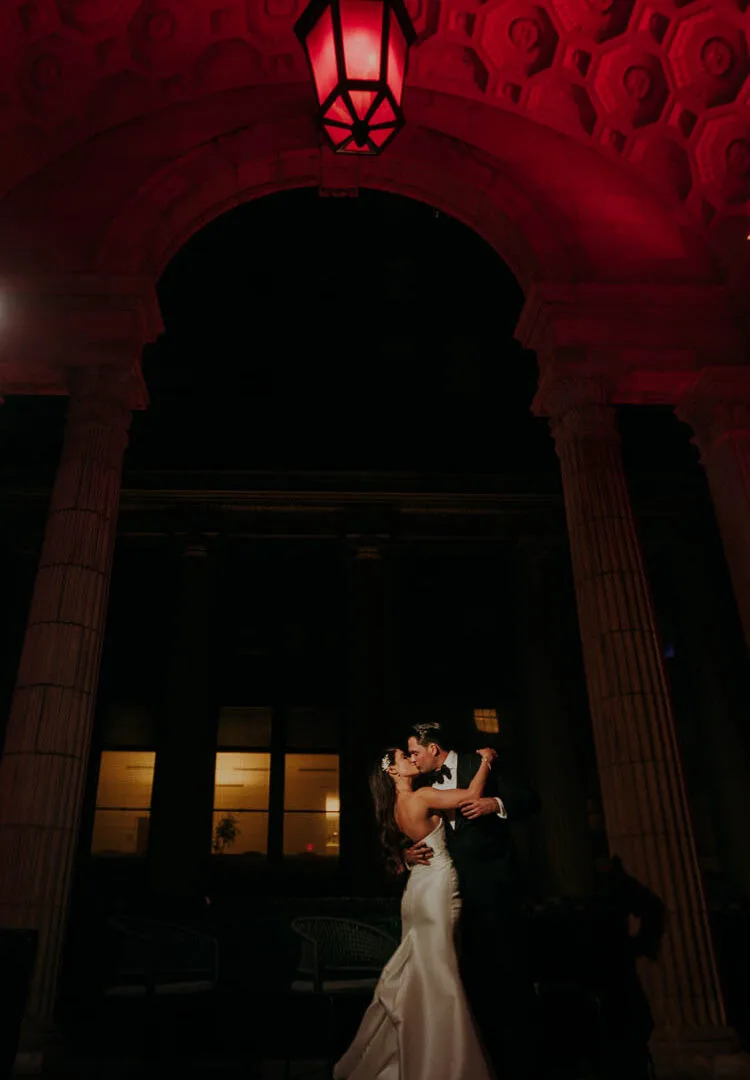 Ballroom at the Ben wedding photo