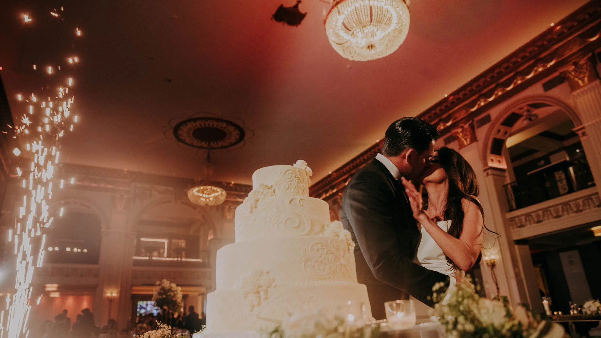 Ballroom at the Ben wedding photo