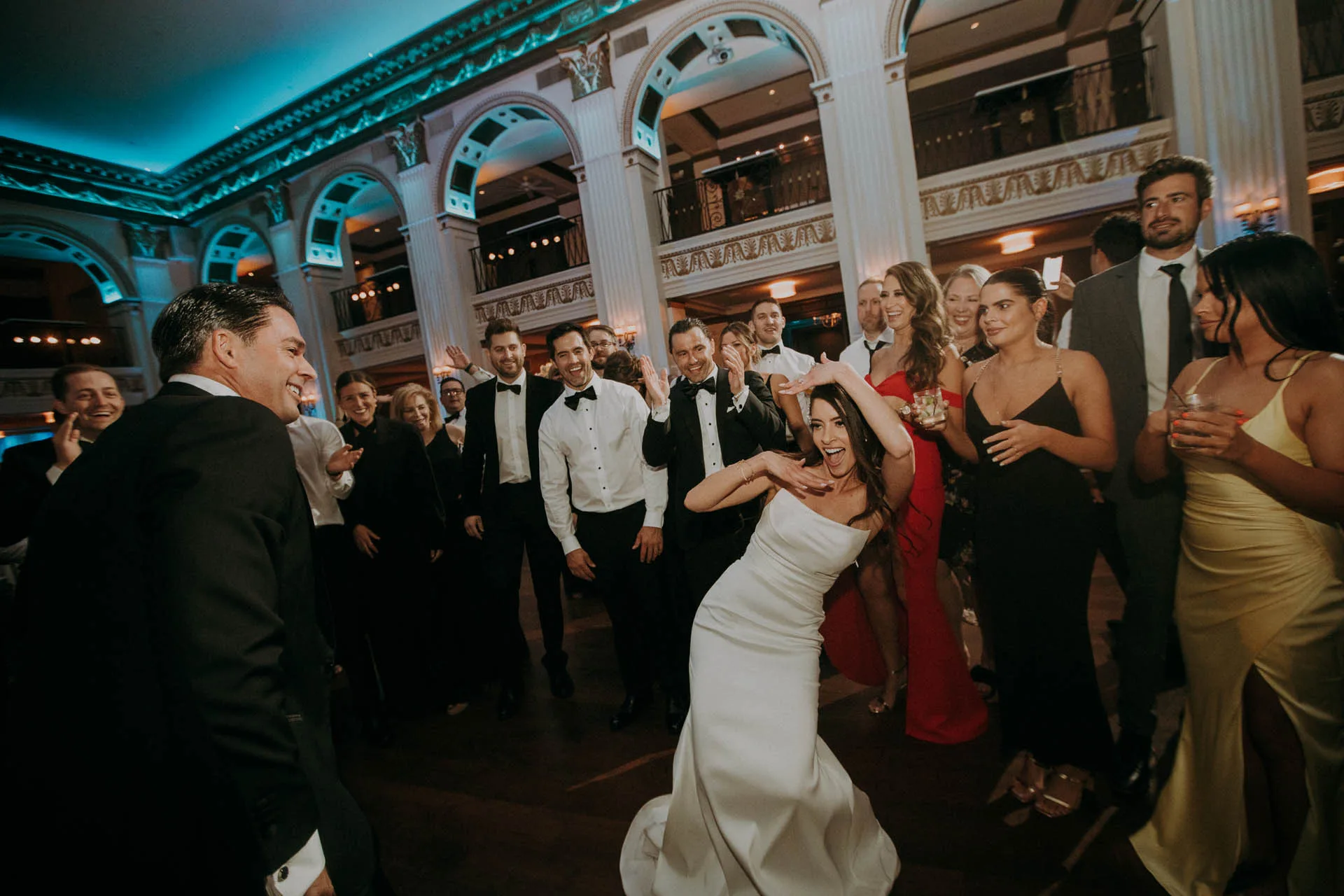 ben franklin ballroom wedding photographers-197