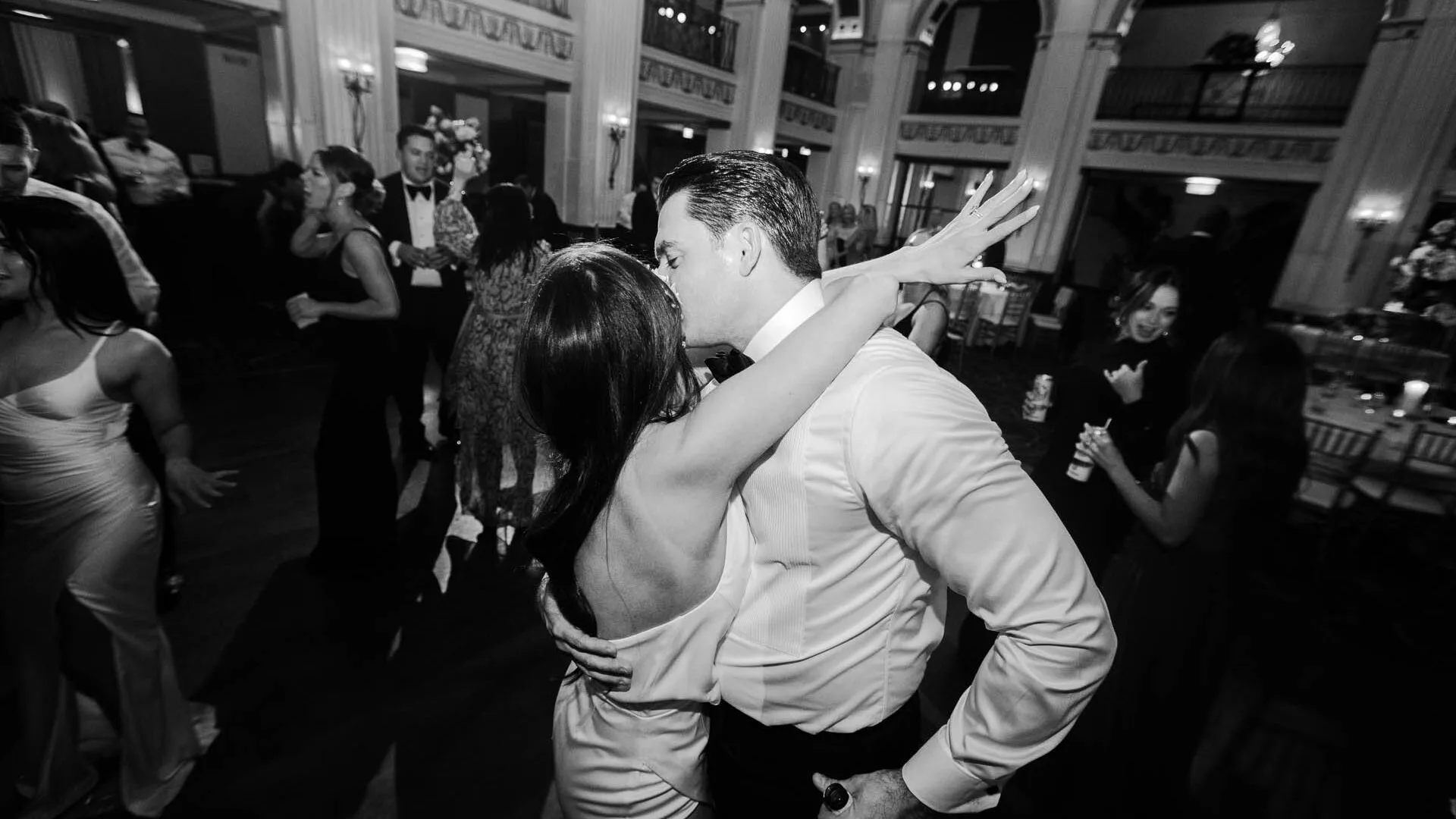 Finley Catering ben franklin ballroom wedding photographers