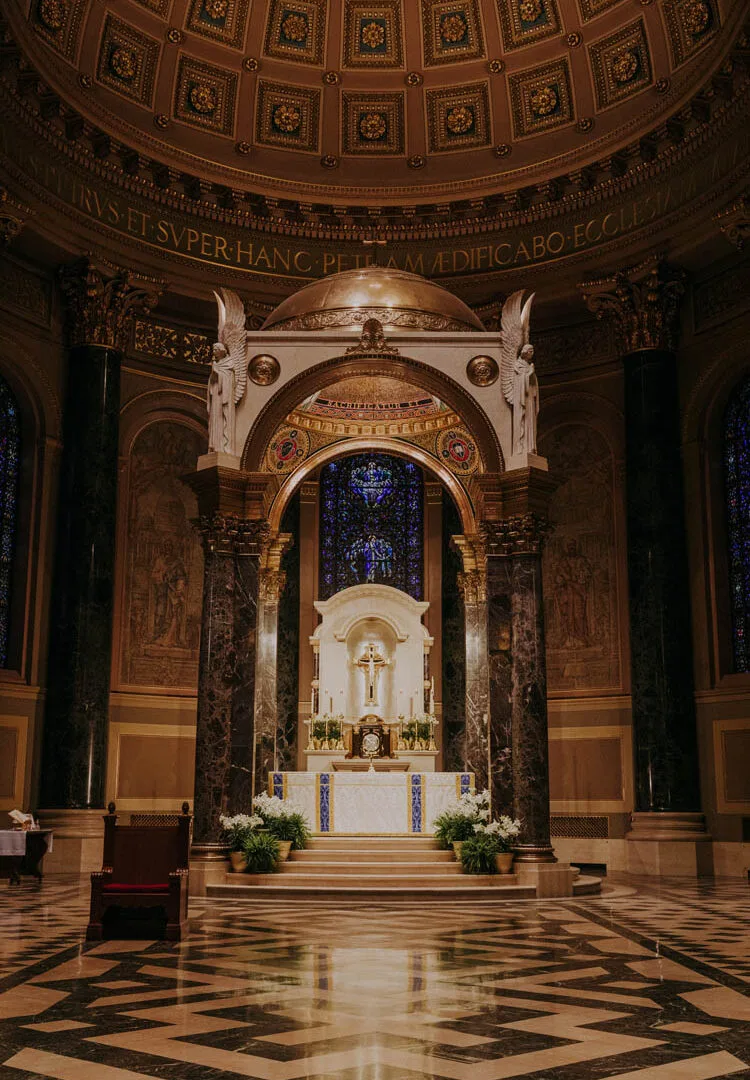 cathedral basilca philadelphia wedding photo