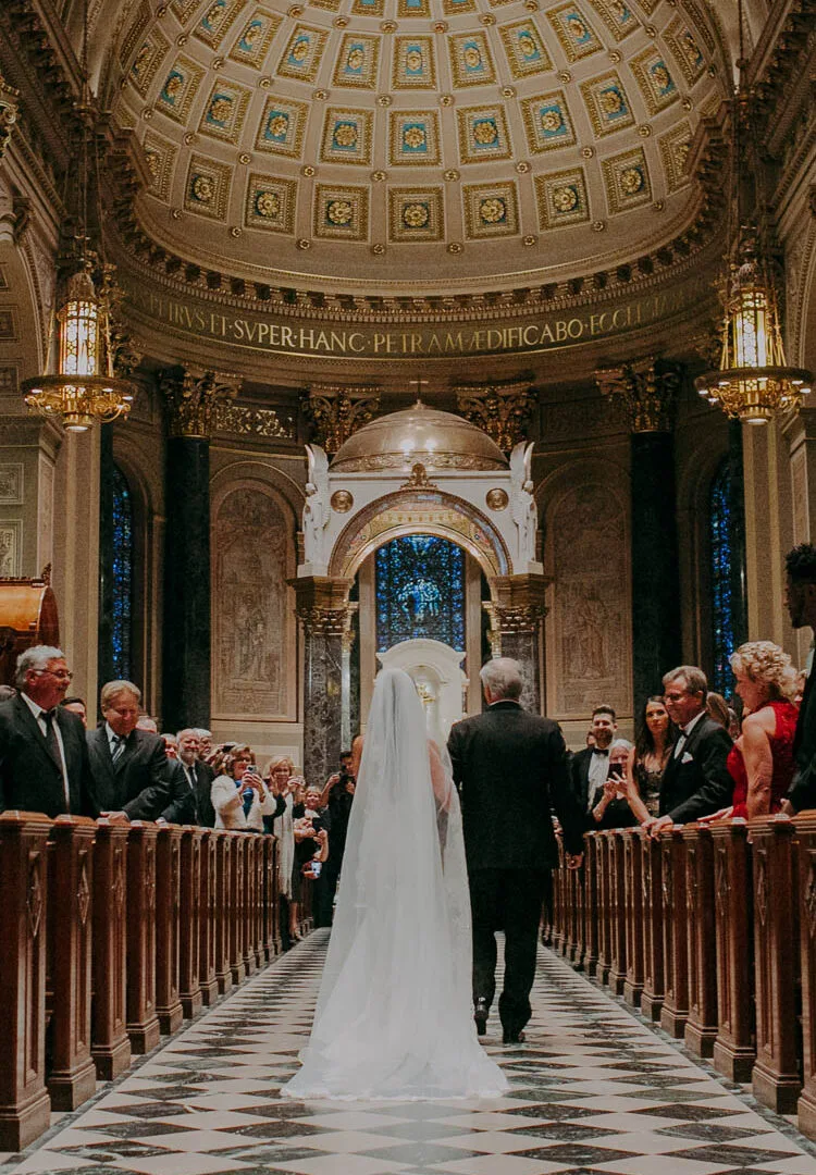 cathedral basilca philadelphia wedding photo