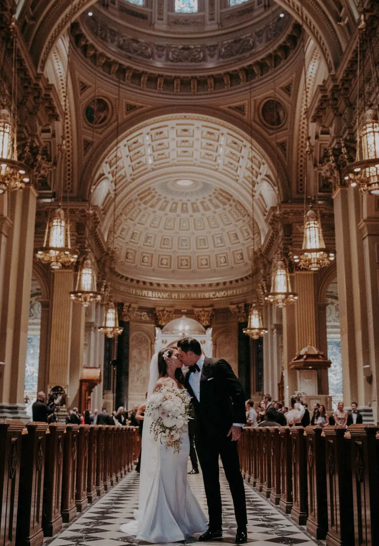 cathedral basilca philadelphia wedding photo