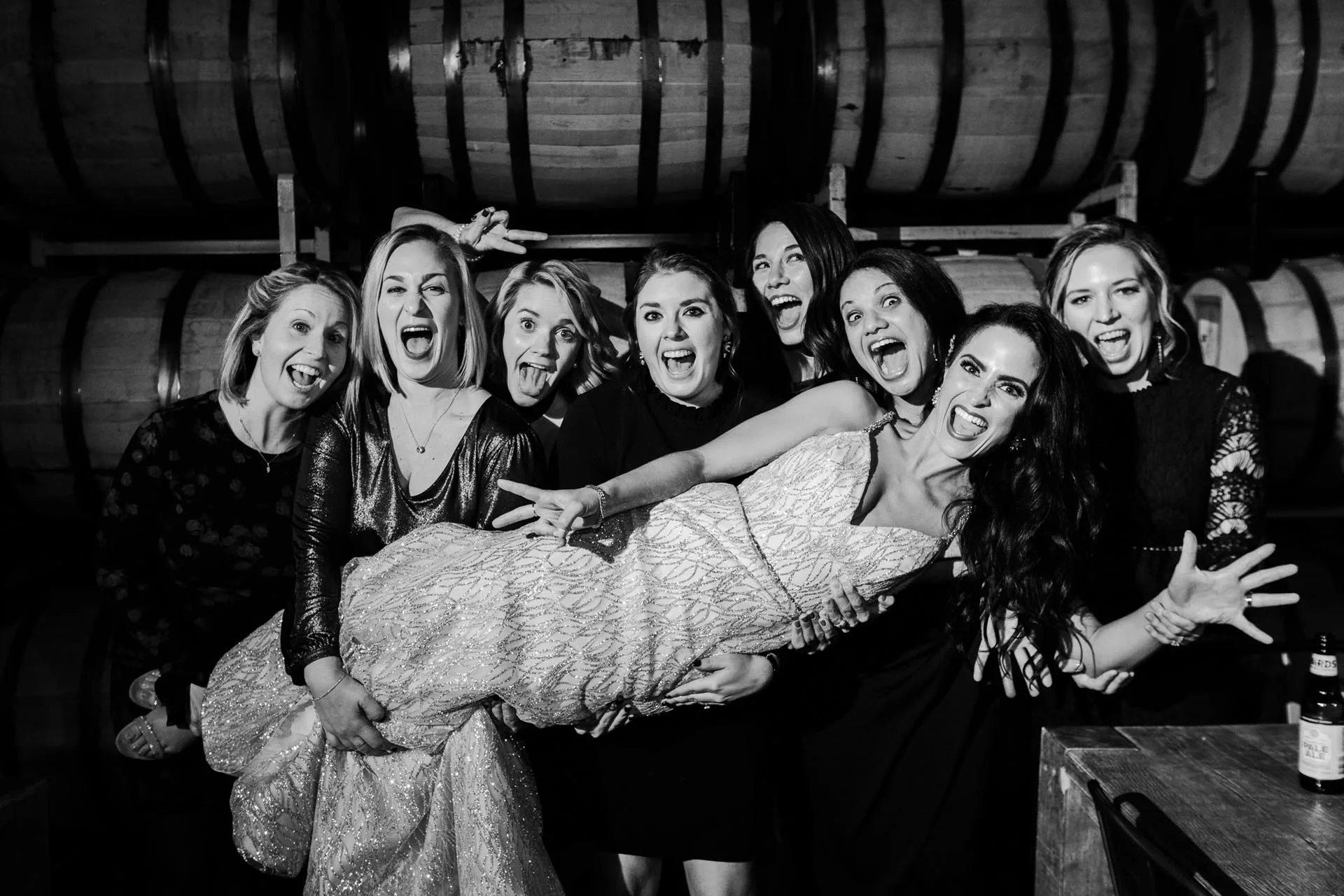 Philadelphia distilling wedding photographers