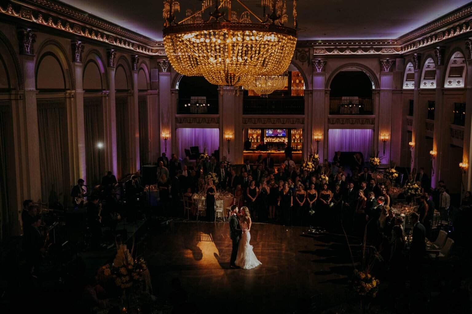 ballroom at the ben franklin first dance photo
