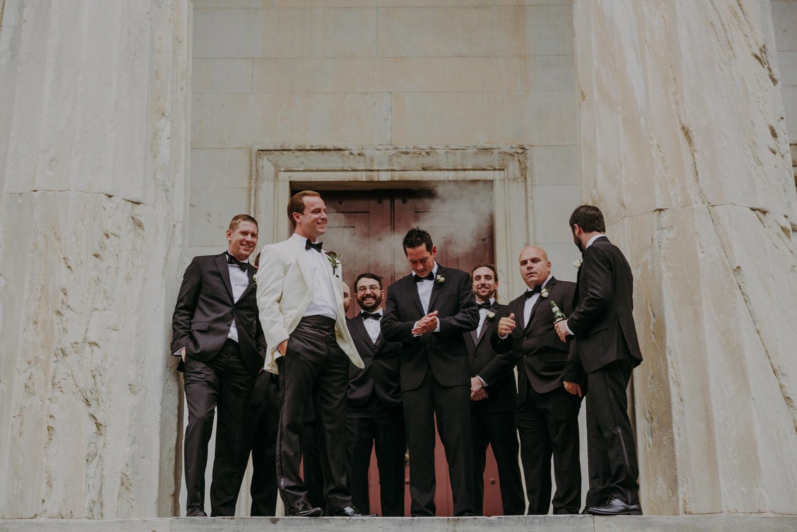 downtown club wedding photos