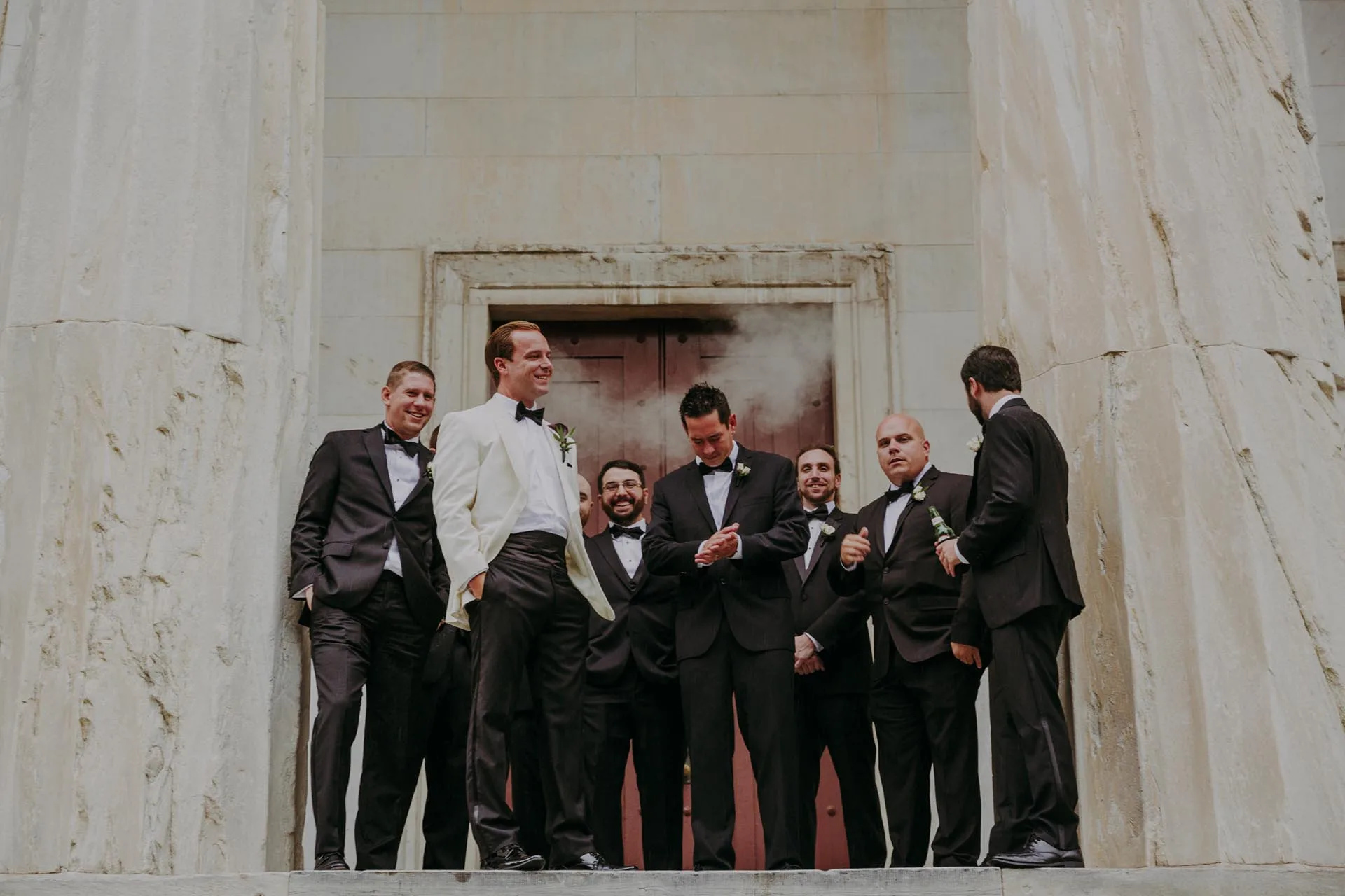 downtown club wedding photos