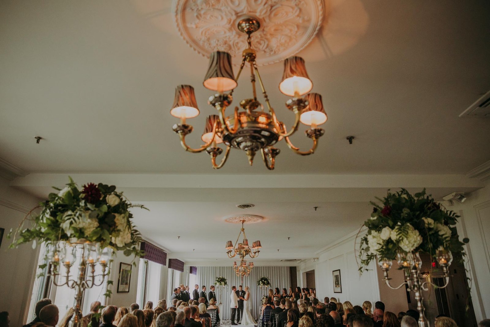 downtown club wedding photos