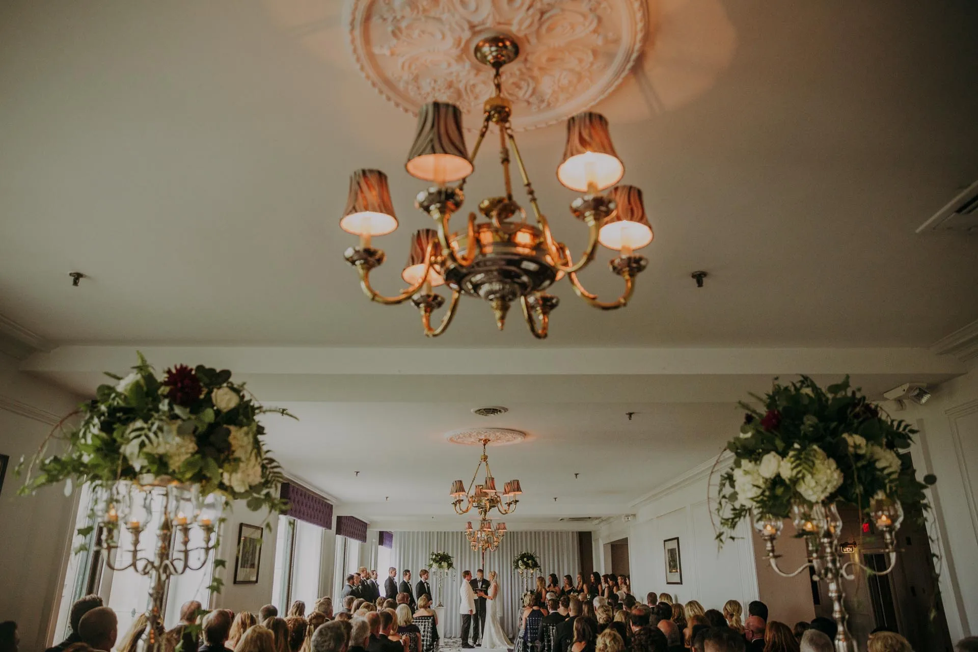 downtown club wedding photos