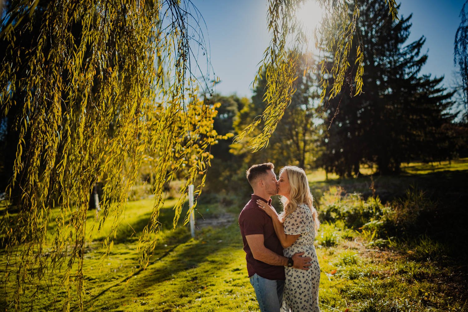 allentown rose garden engagement -20