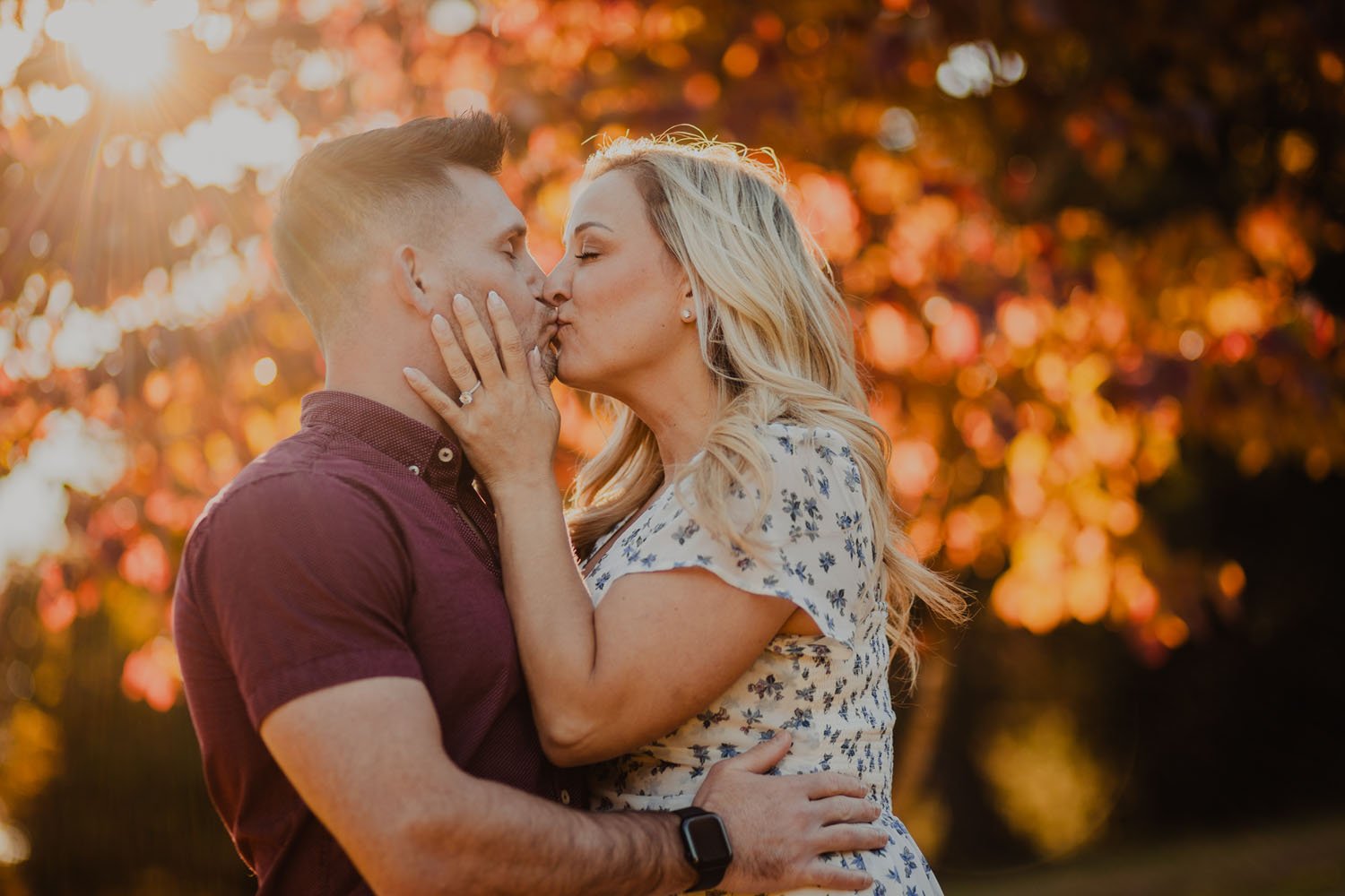 allentown rose garden engagement -29