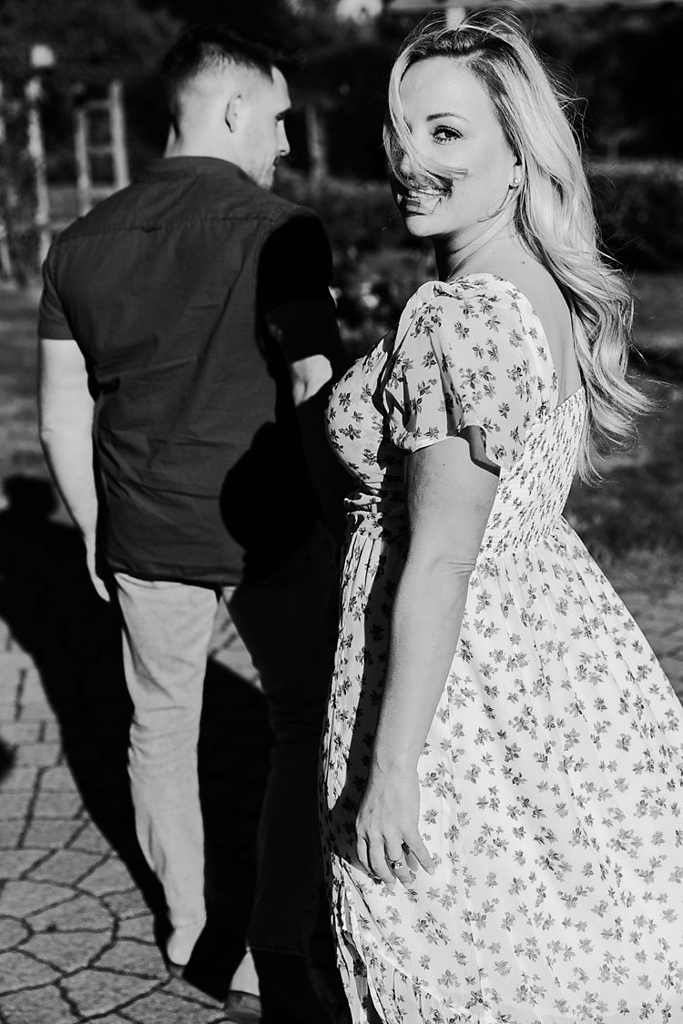 allentown rose garden engagement -7