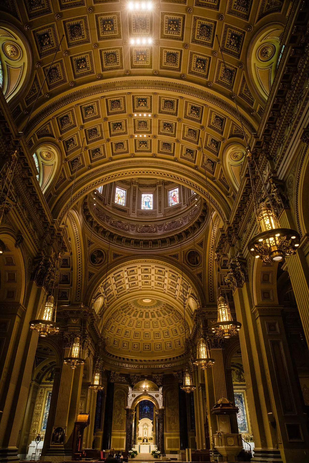 wedding ceremony philadelphia cathedral basilica interior