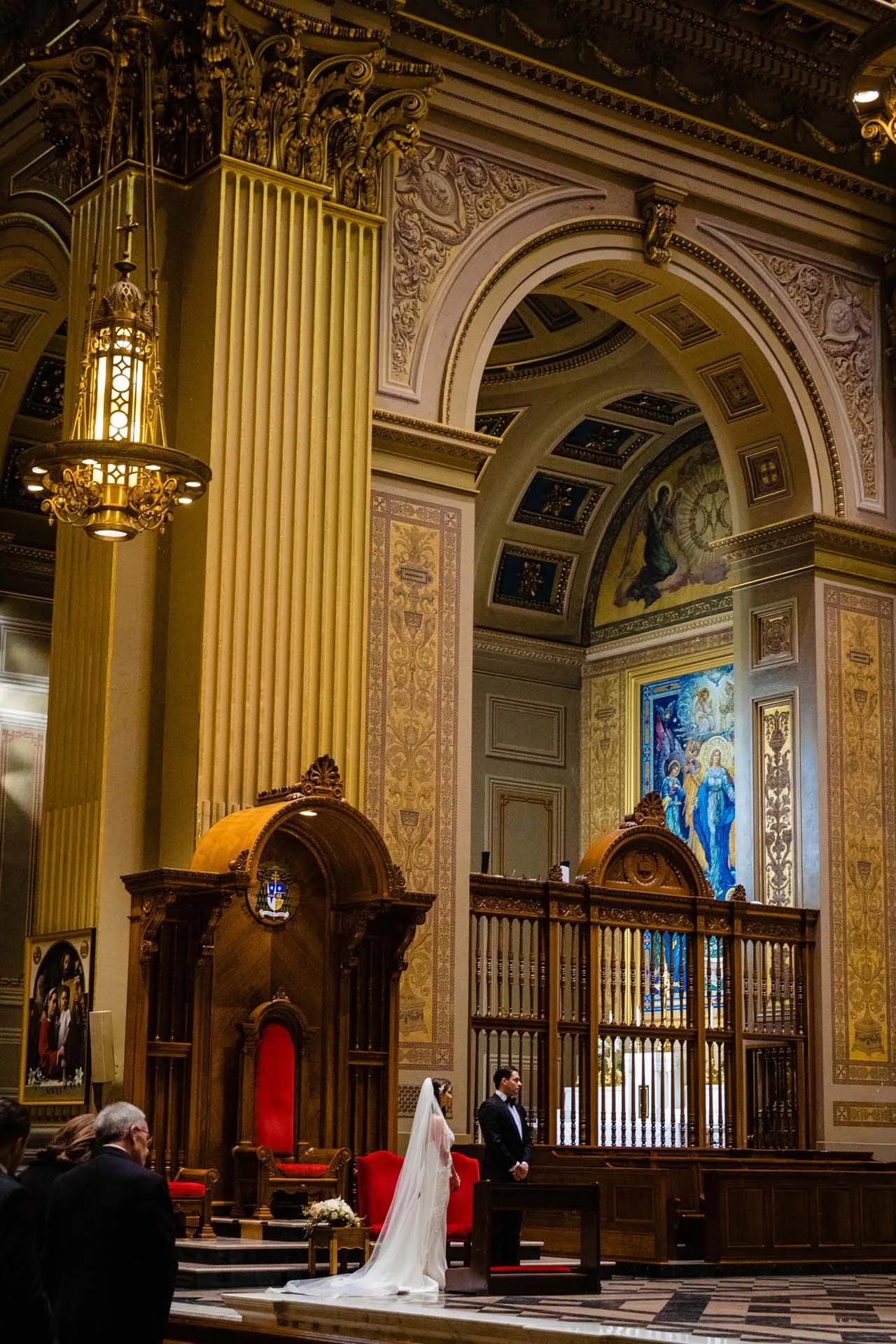 ceremony at cathedral basilica of saints peter and paul