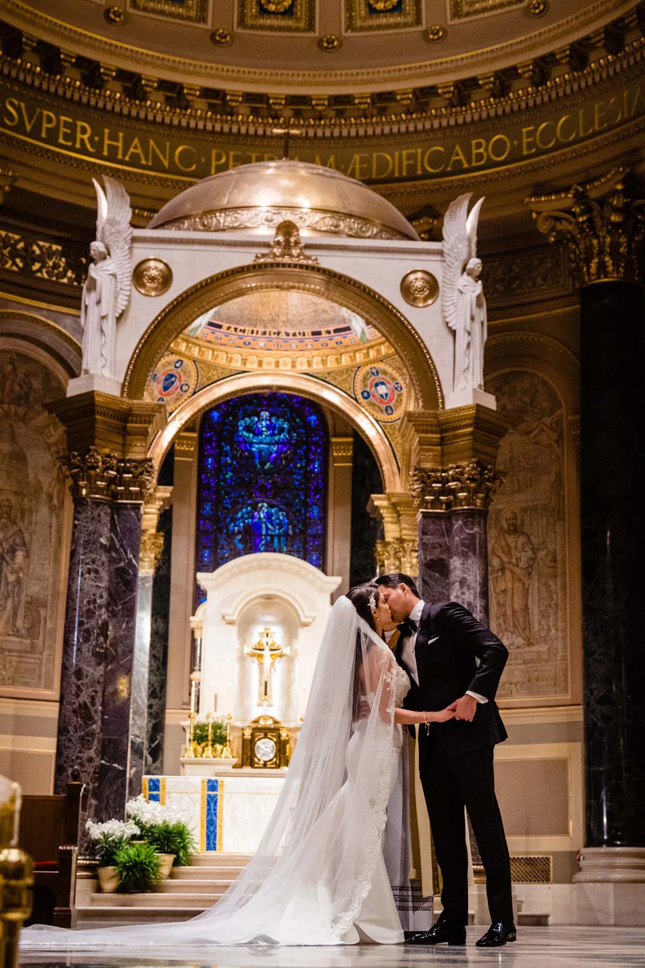 ceremony at cathedral basilica of saints peter and paul