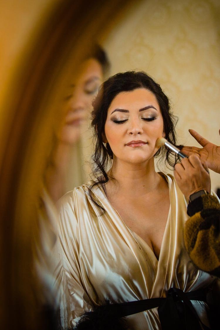 brides makeup at cairnwood estate