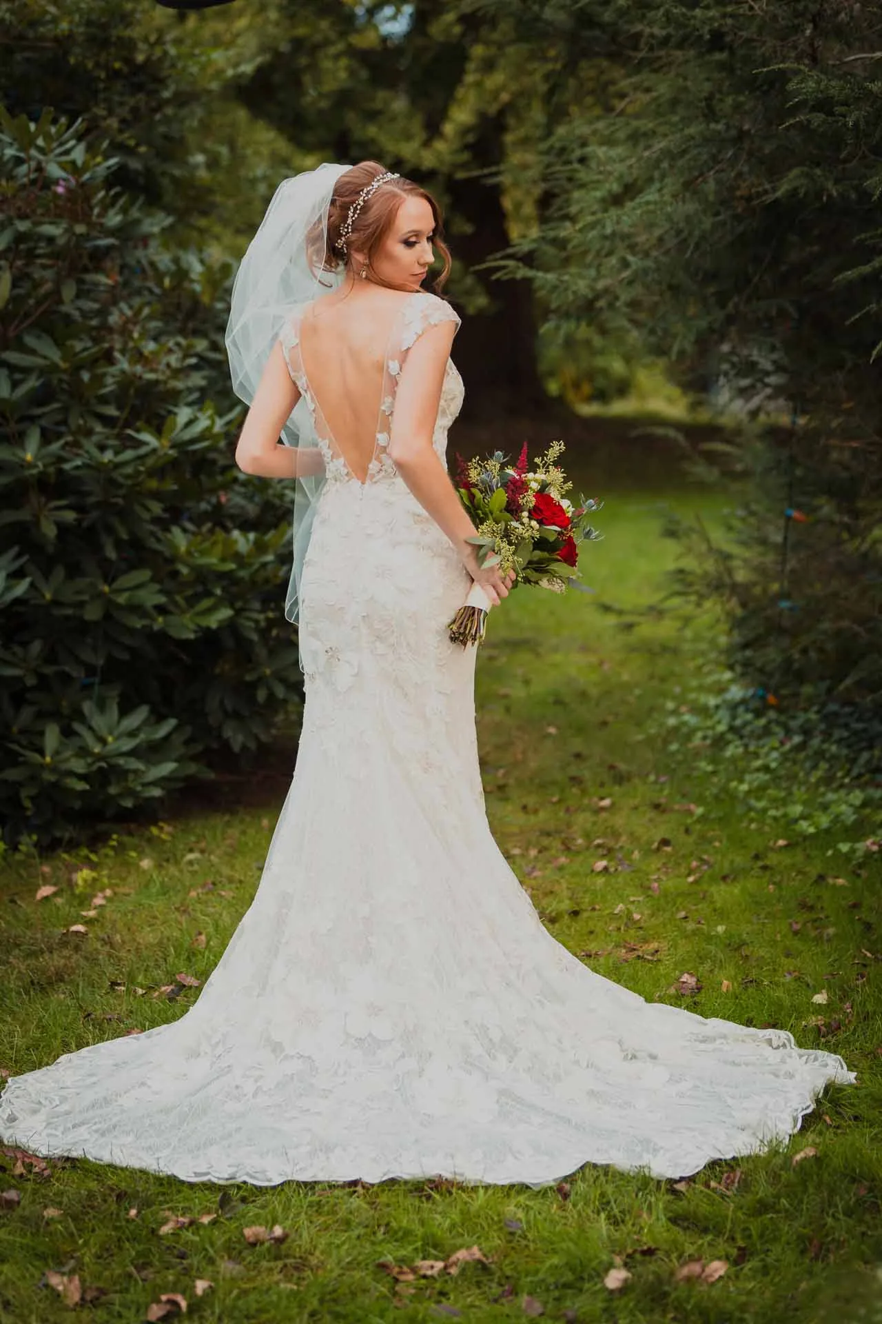 Duportail House weddingbride portrait