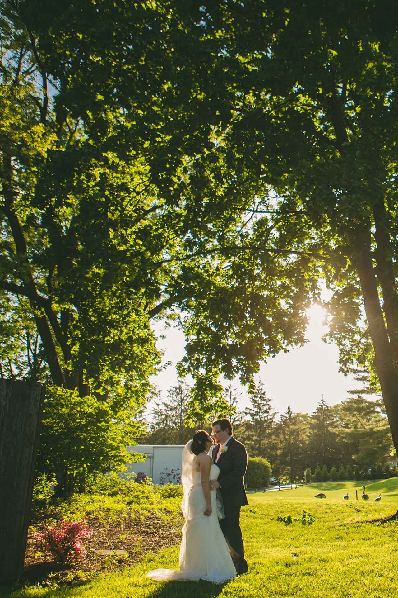 Old York Road Country Club Wedding Photographer sunset