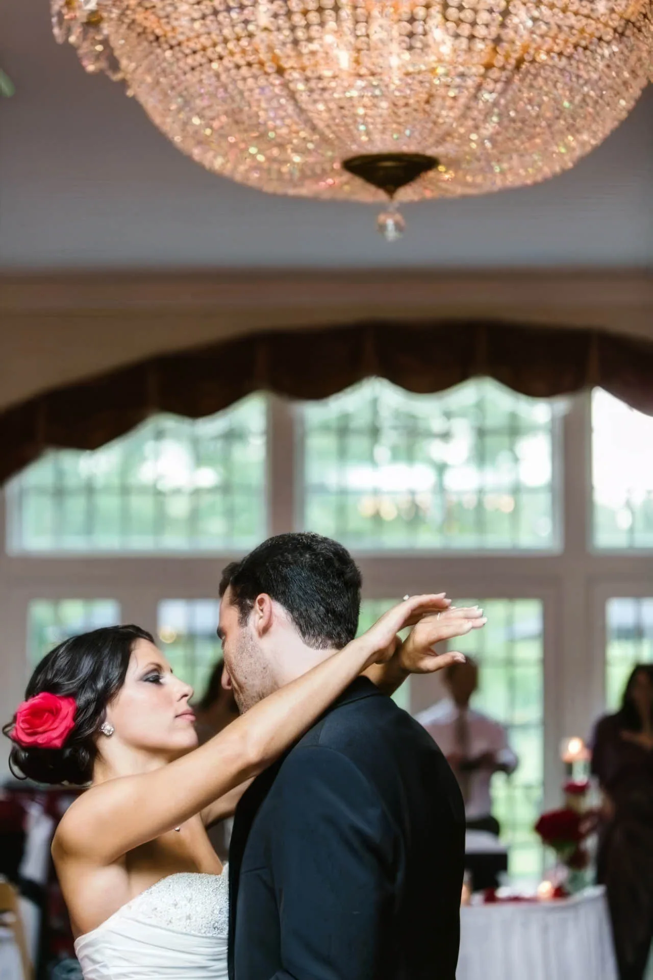 Pen Ryn Estate Wedding Photographer couple dance