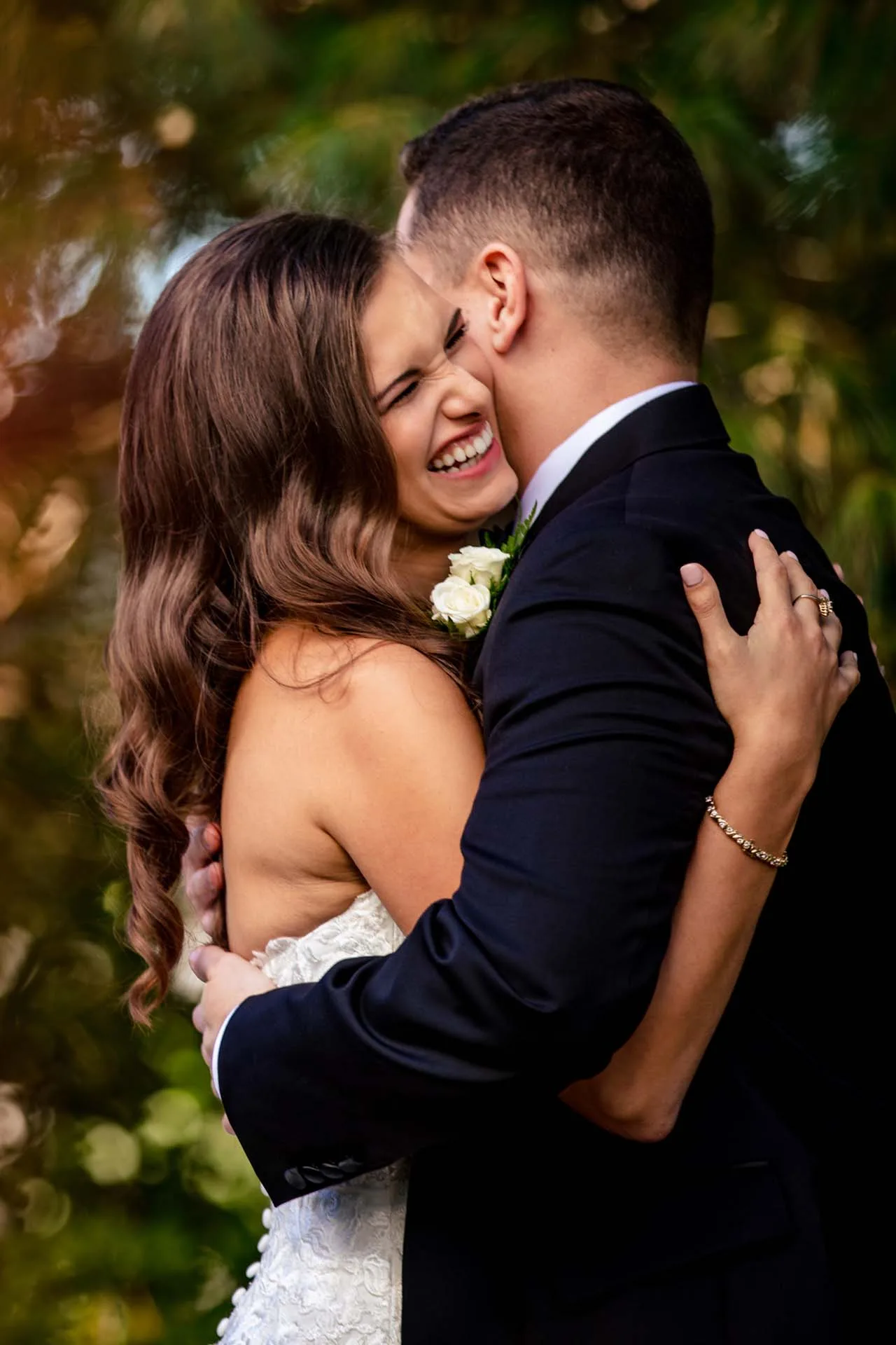 Inn at Leola Village wedding photographer first look