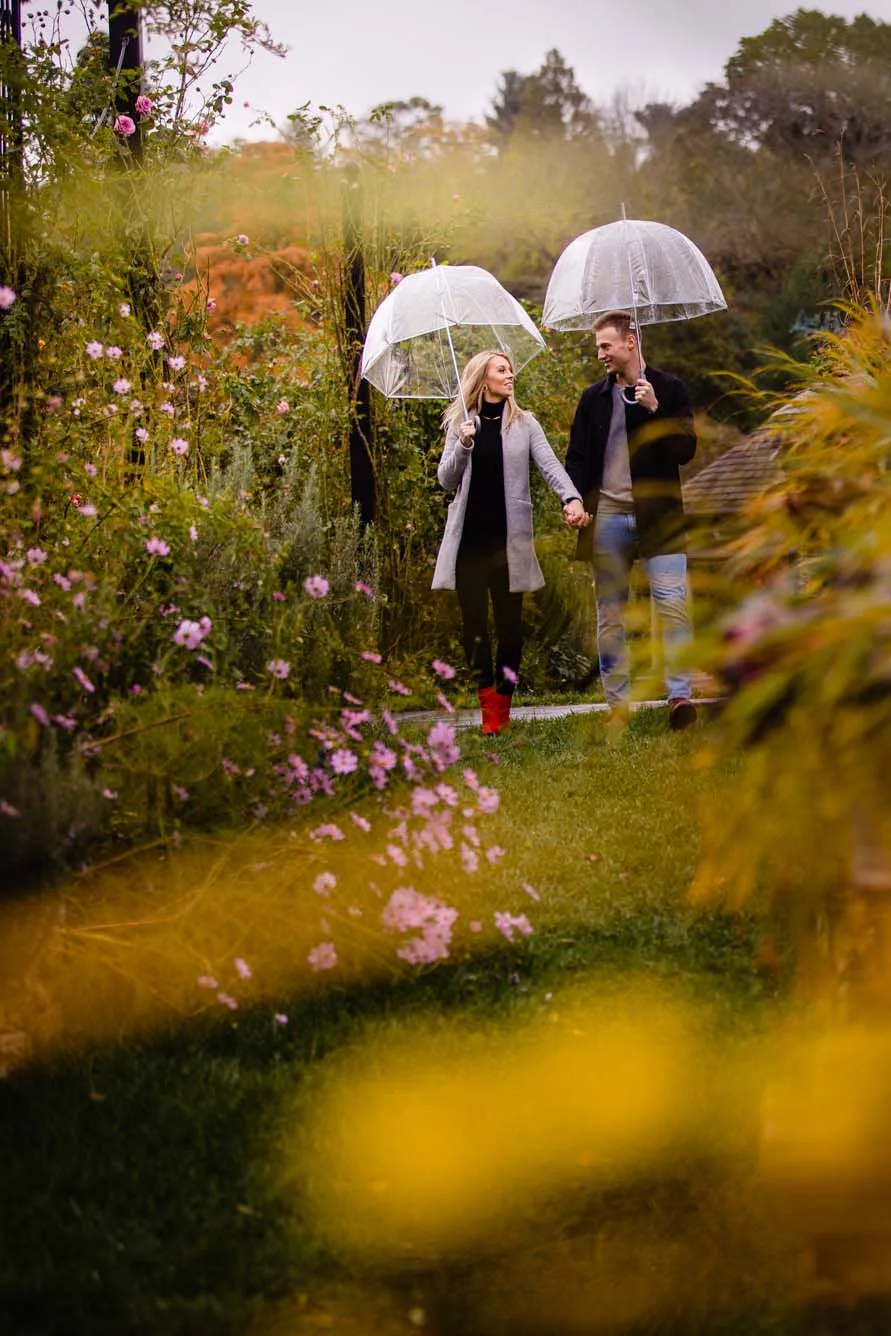morris arboretum wedidng photographer rain