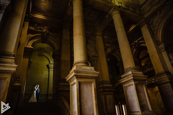 Ballroom at the Ben wedding photos