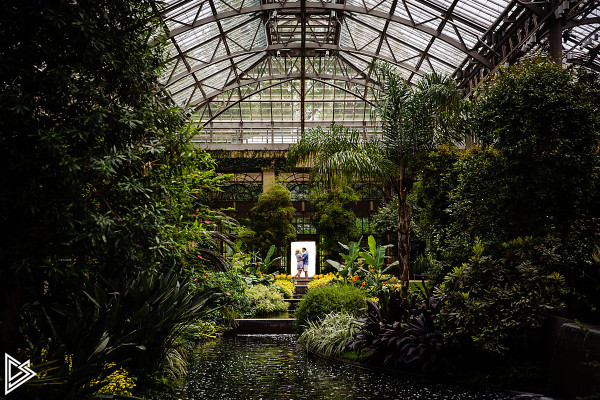 Longwood Gardens Engagement photographs