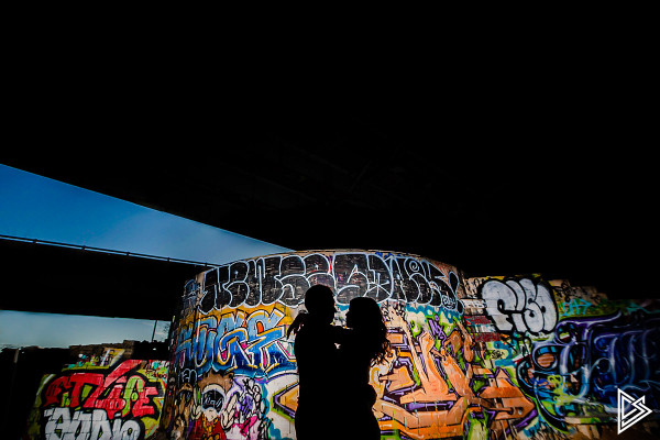 Philadelphia Skate park engagement photos